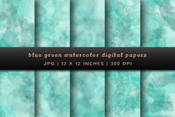 Blue Green Watercolor Backgrounds: A Designer's Guide