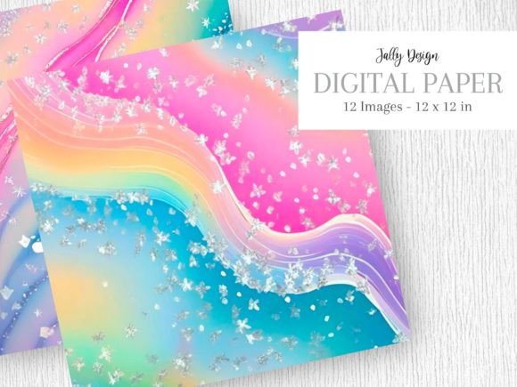 Elevate Projects with Vivid, Pastel, Rainbow Shiny Backgrounds