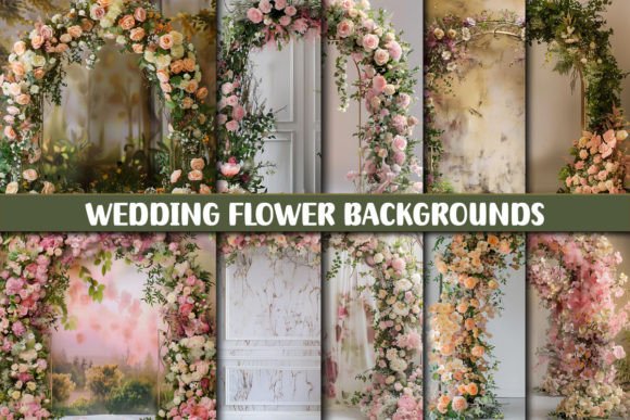 Stunning Wedding Flower Backgrounds for Your Creative Projects