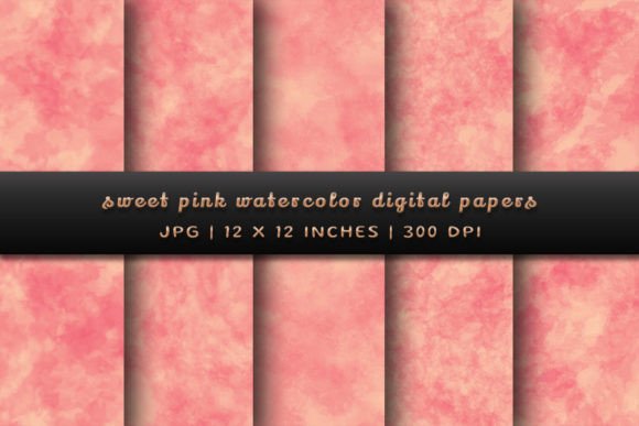 Sweet Pink Watercolor Backgrounds: A Designer's Delicate Toolkit