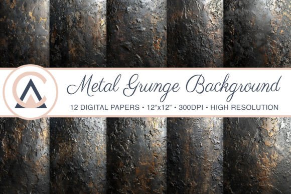 Unleash Raw Industrial Style with Metal Steel Grunge Texture Backgrounds