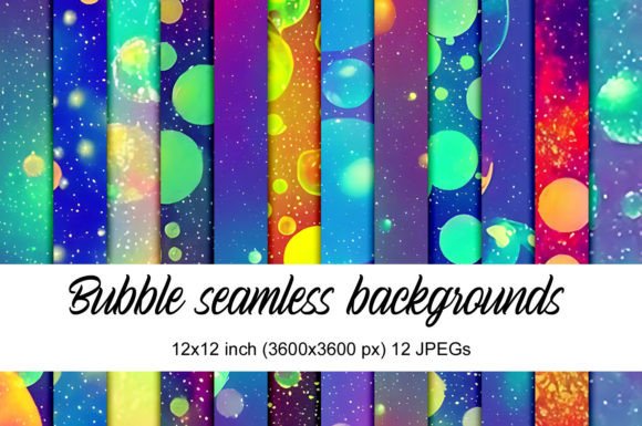 Unlock Vibrant Projects with Bubble Seamless Backgrounds