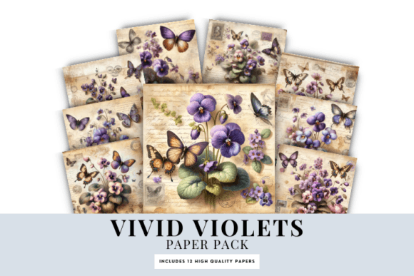 Vintage Violet Paper Backgrounds: Elevate Your Creative Projects