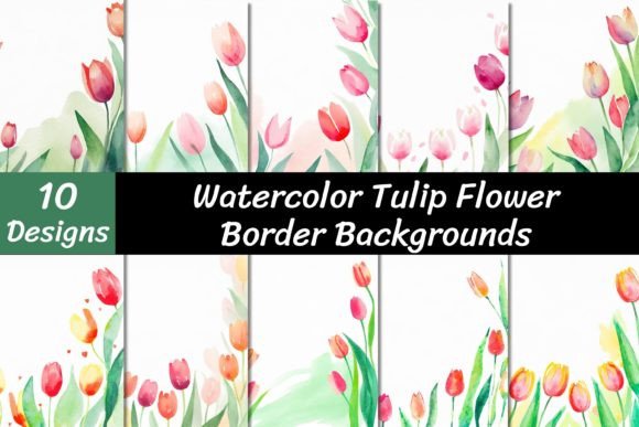 Watercolor Tulip Flower Backgrounds: A Guide to Floral Design