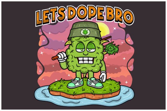Weed Bud with Fishing Backgrounds: A Designer's Deep Dive